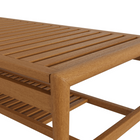 Modway Hayden 46" Outdoor Teak Wood Coffee Table - Natural-8