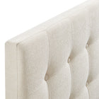 Modway Emily Fabric Upholstered Queen Size Headboard - Ecru-7