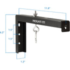 Mount-It! 12" Universal Projector Screen Mount - Wall or Ceiling Installation-Compatibility: Roll-up projector screens