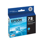 Epson T078 Ink Cartridge - Standard Capacity - Cyan-The package includes one cyan ink cartridge