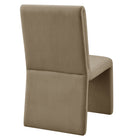 Modway Emory Upholstered Performance Velvet Dining Side Chair - Taupe-7