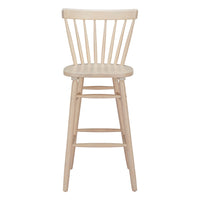 Zuo Tyce Barstool - Natural - Set of 2-Ergonomic and supportive footrest