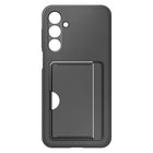 Samsung Galaxy A16 5G Card Slot Case - Black-Comfortable protection: the soft and shockproof card slot cover is made of TPU material and protects the Galaxy A16 5G from everyday bumps and scratches