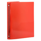 JAM Paper Plastic 0.75" 3-Ring Binder - Red-Size: .75" Width | Holds up to 130 sheets of paper.