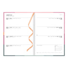 Letts 2026 Gradient Weekly/Monthly Hard Cover Planner - 8-1/4" x 5-5/6" - Rose - Multilingual-Hard, matte-laminated cover