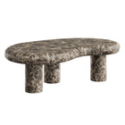 Modway Elowen Outdoor Faux Marble Coffee Table - Dark Emperador Marble-Faux Emperador Marble Finish