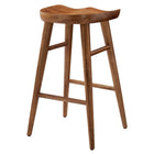 Modway Saville Backless Wood Counter Stools - Walnut - Set of 2-7