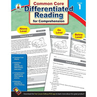 eBook: Carson Dellosa 104613-EB Differentiated Reading for Comprehension - Grade 1-You will receive two emails: one confirming your entire order, and one with a "Download Software" buttonYou can download immediately or return to your email to download later