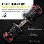 MotionGrey Adjustable Dumbbells - 10-90 lb Weight Set with Anti-Slip Handle - Black-7