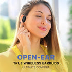 echelon RoundSound Open Ear True Wireless Earbuds - Black-Enhanced Situational Awareness  Stay aware of your surroundings while enjoying your favorite music or calls