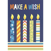 Mill Brook Studio Birthday Greeting Cards/Envelopes - 5-3/8" x 7-3/4" - Make A Wish - 18 Pack-Premium quality greeting cards