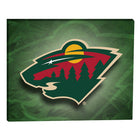 Minnesota Wild Logo - Framed Canvas - 20" x 16"-Premium canvas print with gallery-wrapped edges