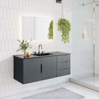 Modway Vitality 48" Double or Single Sink Compatible Bathroom Vanity Cabinet - Grey-Two Spacious Drawers
