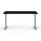 Humanscale EFloat Go 2.0 Sit/Stand Table - 30" x 58" - Black Laminate Surface/Silver Base-5