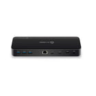 ALOGIC Dual 4K Display ThunderBolt 3 Docking Station with Power Delivery-Gigabit and USB Expansion: The dock also features a Gigabit Ethernet port that allows you to connect to a wired network. The dock has 5 USB 3.0 to connect all your accessories such as mouse, keyboard, hard drive, printer, etc. The dock also features a Thunderbolt 3.0 port that can be used for video/audio output or connecting a Thunderbolt accessory