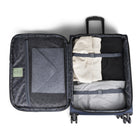 Bugatti Reborn 3-Piece Softside Luggage Set - Blue-Telescopic trolley handle with multi-stage locking heights
