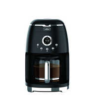 Salton NuRetro Digital 12 Cup Coffee Maker - Midnight Black-Brews up to 12 cups of filtered coffee, ideal for households, guests or all-morning sipping. Reusable coffee filter reduces paper waste.