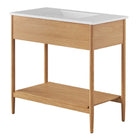Modway Zaire 36" Bathroom Vanity - Natural/White-Wood Grain Veneer