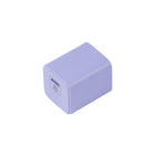 LOGiiX Vibrance Power Cube 20W USB-C Wall Charger - Lavender-Features lightweight design with foldable prongs for easy portability