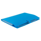 JAM Paper Letter Size File Folders - Snap Tab Closure - Blue with Clear-Efficiently organize any important documents, notes, checks, cash, receipts, deposit slips and more with this coloured file sorter. Use it at the office, around the home, and at school.