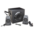 Logitech Z623 Speaker System-Integrated controls – dial the volume and bass up or down to customize your listening experience