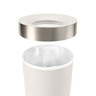 Umbra Vento Trash Can - Sand- 16.5 Gallon (62 L)-Durable and easy to clean: made of durable polypropylene, vento is easy to clean, simply wipe it down with a damp cloth to keep it neat