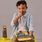 b.box Lunchbox - Batman-Easy-to-open design with carry handle and large grip clip encourages independence