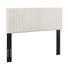 Modway Keira Performance Velvet Full/Queen Headboard - Ivory-Contemporary Modern Headboard