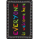 Ashley Productions Smart Poly Computer Mouse Pad - Everyone is Welcome Here - Chalk Loop - 6 Pack-Make your desk a place of encouragement and productivity - order your positive saying mouse pad today!