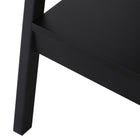 HOMCOM 4 Tier Ladder Shelf Bookcase - Black - Set of 2-Assembly required, all accessories included