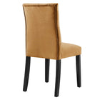 Modway Duchess Performance Velvet Dining Chairs - Cognac - 2 Pack-Assembly Required