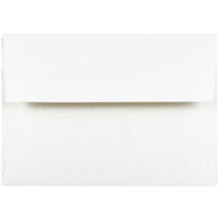 JAM Paper A6 Strathmore Invitation Envelopes - 4.75" x 6.5" - Bright White Wove - 50 Pack (STTW661I)-Bright White Wove