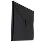 JAM Paper Kraft Button and String Tie Portfolio Jumbo - 12 1/2 x 16 1/2 x 1/2 - Black Recycled-Size: Jumbo (12.5" x 16.5" x 0.5")