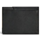 Champs Iconic Leather Cardholder - Black/Black-Holds multiple cards