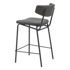 Zuo Charon Counter Stool - Vintage Black - Set of 2-7