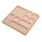 Yellow Door Natural Tinker Tray-This extremely versatile wooden tray will quickly become an essential learning resource for early math investigations and loose parts play