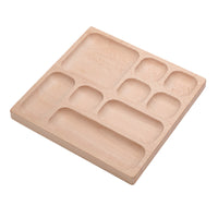 Yellow Door Natural Tinker Tray-This extremely versatile wooden tray will quickly become an essential learning resource for early math investigations and loose parts play