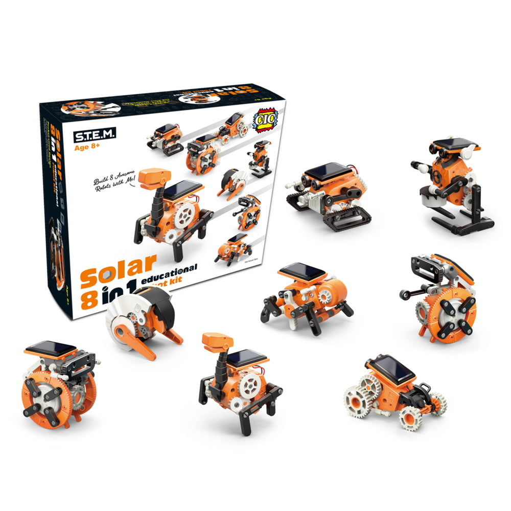 CIC Kits 8 in 1 Solar Educational Robot kit | staples.ca