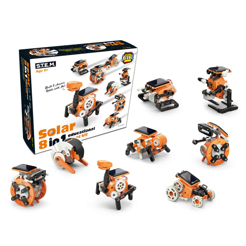 CIC Kits 8 in 1 Solar Educational Robot kit | staples.ca