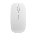 Basic Tech Sl Wireless Mouse - White-Compact Design