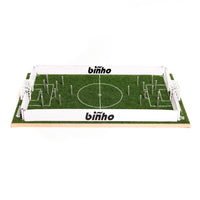 Binho Classic: Green Turf Board Game-The thicker turf creates new angle shots and unpredictable bounces. Expect more air on the ball and surprise deflections.