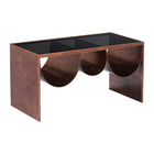 Zuo Aveiro Coffee Table - Copper/Black-Colour: Copper/Black