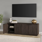 Hudson&Canal Mansfield TV Stand for TV's up to 78" - Alder Brown-Product Dimensions: 15.5" L x 70" W x 24" H