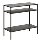 Hudson&Canal Ricardo 24"W Rectangular Side Table - Blackened Bronze-A modern contemporary design for your living room, bedroom, and more