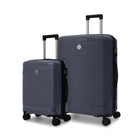 Swiss Mobility Rhodes 2-Piece Hardside Luggage set - Grey-Made of lightweight and resistant polypropylene