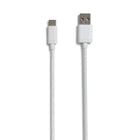 NXT Technologies 4 ft Braided USB-C to USB-A Cable - White-USB-C to USB-A