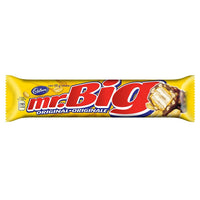 Cadbury Mr.Big Original Chocolate Bar - 60g-Milk chocolate, vanilla wafer, peanuts, caramel, rice crisps