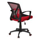 Monarch Specialties 7357 Ergonomic Mesh Office Chair - Red-Enjoy your upholstered office chair worry-free with a 5-year limited warranty, reflecting our commitment to quality