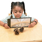 C-Line TickiT Large Sheet Magnifier - 8.7" x 5.5" - 3 Pack-Flexible plastic enables ease of use. Children will be fascinated as the world distorts with convex and concave bends.