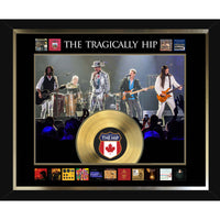 The Tragically Hip Album Collage with Gold LP - Framed Print - 33" x 29"-Premium music memorabilia